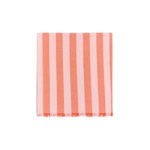 NEW PART TWO gunva towel in mandarin red stripe